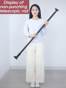 Adjustable Heavy Duty Window Curtain Rod/ Hanger/ Guarantee No Rust no drill no nail up to 470 cm Compression/ Tension rod 32mm diameter