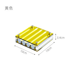 Dopamine Creative Aluminum Alloy Colorful Acrylic Cup Mat Heat Insulation Pad Dining Table Anti-Scalding Coffee Shop Dessert Shop