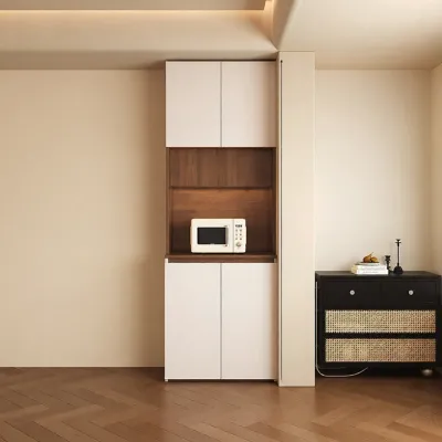 PAMEDI | Vintage Wood Customizable Sideboard Cabinet