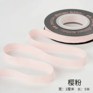 10yards/roll Wide10mm 100% Cotton Ribbon Handmade Hserring Bone Ribbon for Apparel Sewing Fabric DIY Christmas Gift Decoration