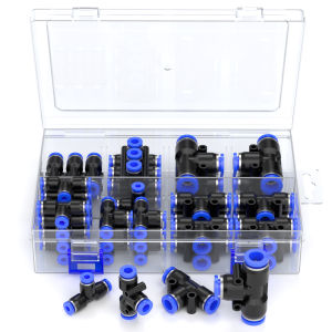 PE PEG PEW series T shaped Tee 4 6 8 10 12mm Hose 3 Way Port Y Shape Air Pneumatic Quick air Pneumatic Connectors Coupling