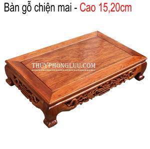 Bàn cơm bàn trà nhật bàn osin cực tinh tế gỗ hương cỡ to Cao 15