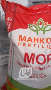 Pupuk KCL Mahkota Fertilizer MOP Origin Of Canada 1 Kg / 500gr Repack