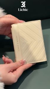 Ví nữ dáng ngắn mini cầm tay nhiều ngăn đựng thẻ thiết kế sang trọng thời trang mẫu mới 2025 - Ví đựng tiền mini LICHIC V03