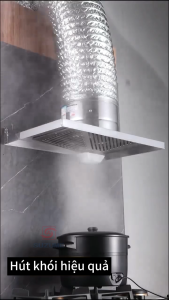 Tặng ống gió 2m – Quạt hút mùi bếp quạt thông gió phòng ngủ khử ẩm inox kèm dây nguồn riêng-SUZUME
