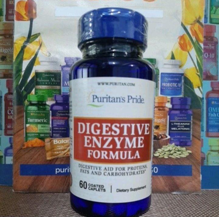 Digestive Enzyme Formula 60 Tablets EXPIRY August 2025 Puritan's Pride