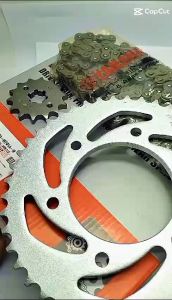 GIR RANTAI YAMAHA VIXION GEAR SET ORI VIXION OLD RANTAI GIR SET YAMAHA VIXION NVL GEAR SET VIXION