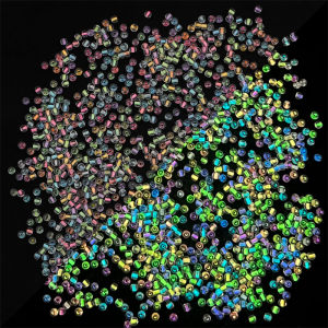 10g 2/3/4mm High Quality Uniform Size Lined Luminous Beads Glow In The Dark Glass Beads  Loose Spacer Beads For Needle Work Jewelry DIY Making Accessories