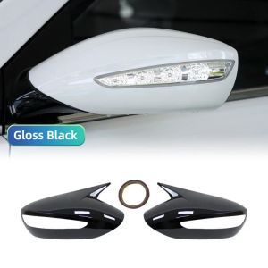 Car Rearview Mirror Cover For Hyundai Sonata DN8 2011-2014 Side Door Shell Decoration Trim