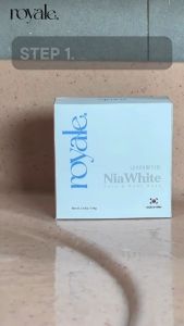 ROYALE NIA WHITE SOAP PURE GLOW MADE IN KOREA