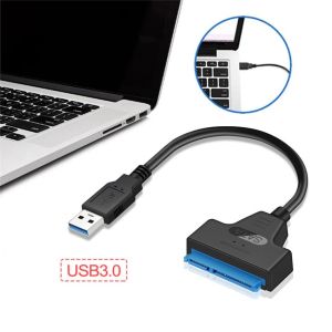 Adapter Converter Hard Disk SATA to USB3.0 untuk HDD 2.5Inch SSD Converter USB to SATA(22pin)