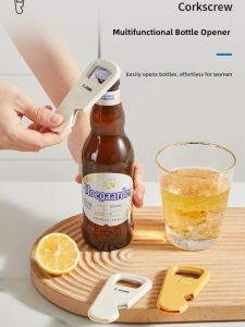 Magnetic Beer Bottle Opener Fridge Magnet Wine Bottle Opener Home Use Cap Opener Beer Opener Kitchen Tool Bottle Opener