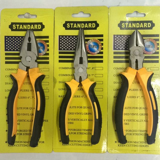 Standard Pliers Cutter Longnose Combination 6" Pliers Lazada PH