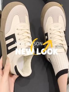 Hot sales รองเท้าผ้าใบผู้หญิงแฟชั่น all-match รองเท้าผ้าใบลำลอง รองเท้าบอร์ดใส่สบายเบา ด้านล่างแบนรองเท้าผ้าใบ