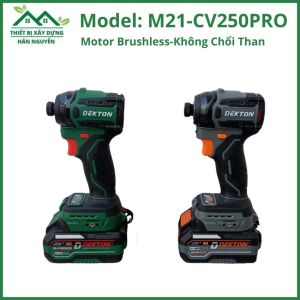 Máy bắn vít pin Dekton M21-CV250PRO không chổi than đầu 1/4 máy bắt vít