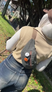 Tas selempang pria Bestseller kekinian ZXHIO bahan Cordura FreeBonus 2 Pin Bross Bagseller