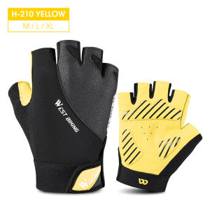 WEST BIKING Summer Cycling  Half Finger Gloves Motorcycle MTB Road Bike Gloves For Men Women Non-Slip Fingerless Riding Gloves