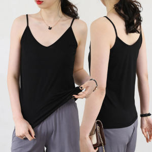 Slim Fit Modal Vest Thin V-Neck Loose Plus Size