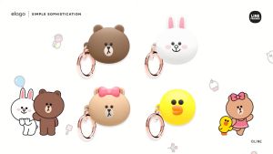 elago X LINE FRIENDS AirTag Case เคสสําหรับใส่ AirTag ลิขสิทธิ์แท้จากตัวแท้จําหน่าย