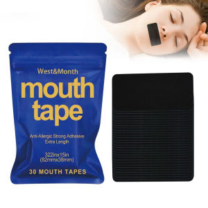 30pcs Anti Snoring Mouth Tape Nighttime Sleeping Mouth Breathing Improvement Reduce Dry Mouth Promote Nose Breathing Health Care