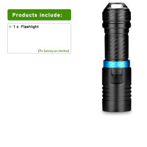 High Power Diving Flashlight Rechargeable IPX8 Waterproof Underwater Lantern Dive 100 Meter 26650 Battery Photography Fill Light