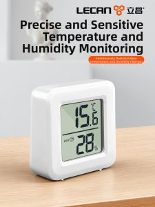 LECAN | Wall-mounted Electronic Indoor Thermometer & Hygrometer High Precision Baby Room