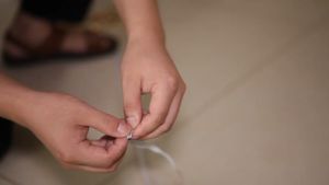 3cm*50m GULUNGAN STIKER PEMBATAS KERAMIK /Waterproof Floor Tile Stickers /Gulungan Sticker Dekorasi Lantai