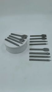 4IN1 PEMBOLONG KULIT SET 3-6 MM LUBANG 1 2 4 6 PRONG