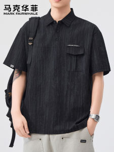 Mark Fairwhale | Summer American Vintage Polo Shirt Breathable Loose