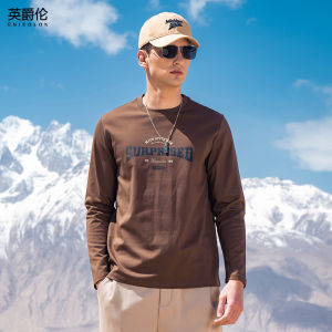 Enjeolon | Smooth Printed Long Sleeve T-Shirt 240G