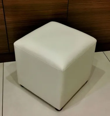 Stool PVC Leather Small Stool Sofa Footstool Bench Bangku Segiempat