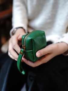 Túi Đựng Đồ Nhỏ Thời Trang Tay Cầm Khóa Kéo Đựng Chìa Khóa Tai Nghe Son Môi Túi Đựng Đồ Tiện Lợi Phong Cách Hàn Quốc