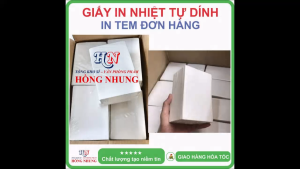 [SALE] Tệp 500 tờ Giấy In Nhiệt Tự Dính Khổ A6 A7 - In Đơn Hàng TMĐT
