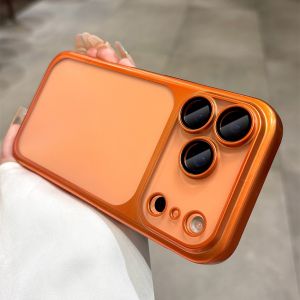 other | Luxury Plating Matte Transparent Phone Case For iPhone 17 16 15 14 13 12 Pro Max Plus Air Shockproof Bumper Hard PC Cases Cover