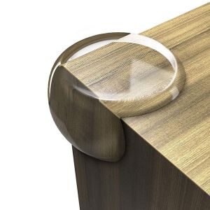 Ốp lưng trong suốt góc góc bàn vết sưng bằng chứng dán Bàn cà phê giường góc nhọn cửa sổ Silicone bảo vệ Bìa