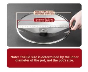 TEKANAI | Universal Glass Lid for Soup Pots