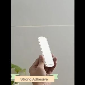 1 PCS Self-Adhesive Power Strip Holder With Cable Organizer Wall Mount Punch-Free Plug Holder Easy To Install Strong Viscous Space Saving