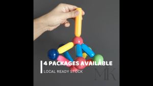 Mums K Magnetic Sticks 3D Building Rods Set DIY Blocks Construction Early Learning Educational Toy For Children Boy Girl Gift