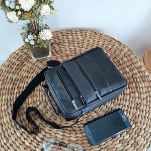 Tas Selempang Kulit Asli Pria Bahan Kulit Sapi Asli Kota Garut
