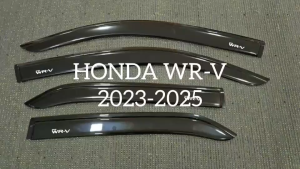 กันลม กันสาด คิ้วกันสาด คิ้ว ดำทึบ ฮอนด้า HONDA WRV WR-V 2023 2024 2025 ใส่ร่วมกันได้ A