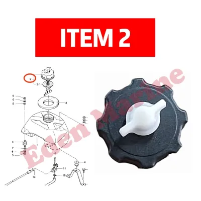 Fuel tank / Tangki (Internal Engine) for MERCURY / MARINER Japan model / TOHATSU 5HP 2 stroke outboard