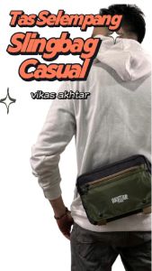 sling bag casual tas selempang pria wanita slingbag Vikas Akhtar