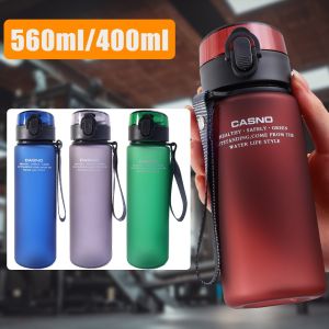 ถ้วยน้ำกีฬาตั้งแคมป์กลางแจ้งทนต่อความเย็นจัดกันรั่วจุได้เยอะถ้วยน้ำพกพาได้สำหรับฟิตเนสสันทนาการขนาด560มล. ขวดเครื่องดื่ม