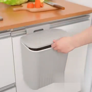 Goldstar Multi-Size Hanging Trash Can With Cover Wall-Mounted Garbage Bin Trash Bin For Kitchen Bathroom Waste Recycling Storage
