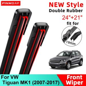 For VW Tiguan MK1 2007 2008 2009 2010 2011 2012 2013 2014 2015 2016 Front Wiper Blades 24"+ 21" Brushes Cutter Accessories