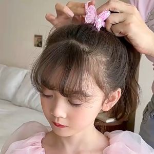 Ikat Rambut Anak Kupu Kupu set isi 2 Kunciran Butterfly Fashion Korea Lucu Impor Karet Elastis Cantik Warna Warni Colorful Aksesoris Rambut Hello Girl KCR05