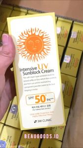 3W Clinic Intensive UV Sunblock Cream SPF 50+ PA+++ ORIGINAL KOREA