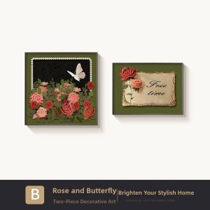 CTYLIGHTZ | Retro Rose High-Grade Decorative Painting