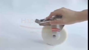 Bánh xe đẩy nylon trắng (PA) nanotech càng lỗ xoay Inox 304 - 80-100-125mm - Happy Move Thái Lan