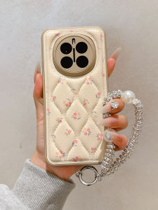 Honor Magic7 Wave Floral Leather Phone Case Full Cover Protection for Eight Lenses Anti-Fall Shell Elegant Sensation Magic8 New Model